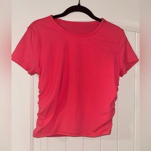 pink all it takes lululemon shirt